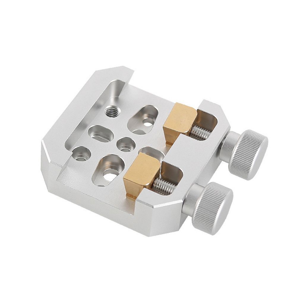 Double Fixed Dovetail Clamp with Brass Screw&Locking Screws for Telescope