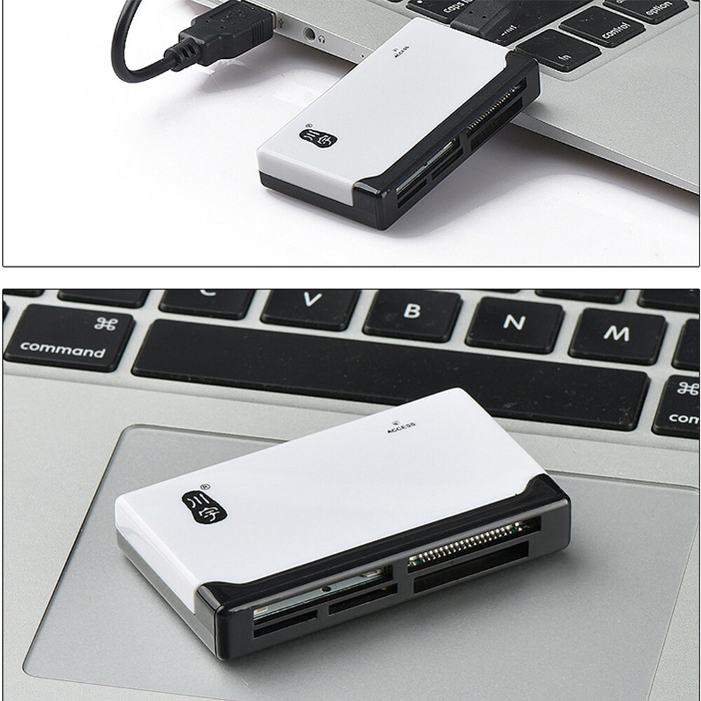 6in1 Card Reader Hub USB 2.0 Type C Micro SD TF CF Smart Memory Adapter Computer