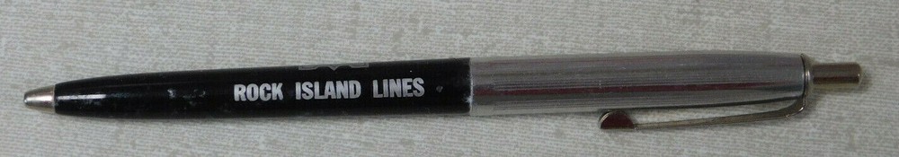 Rock Island stamped pen