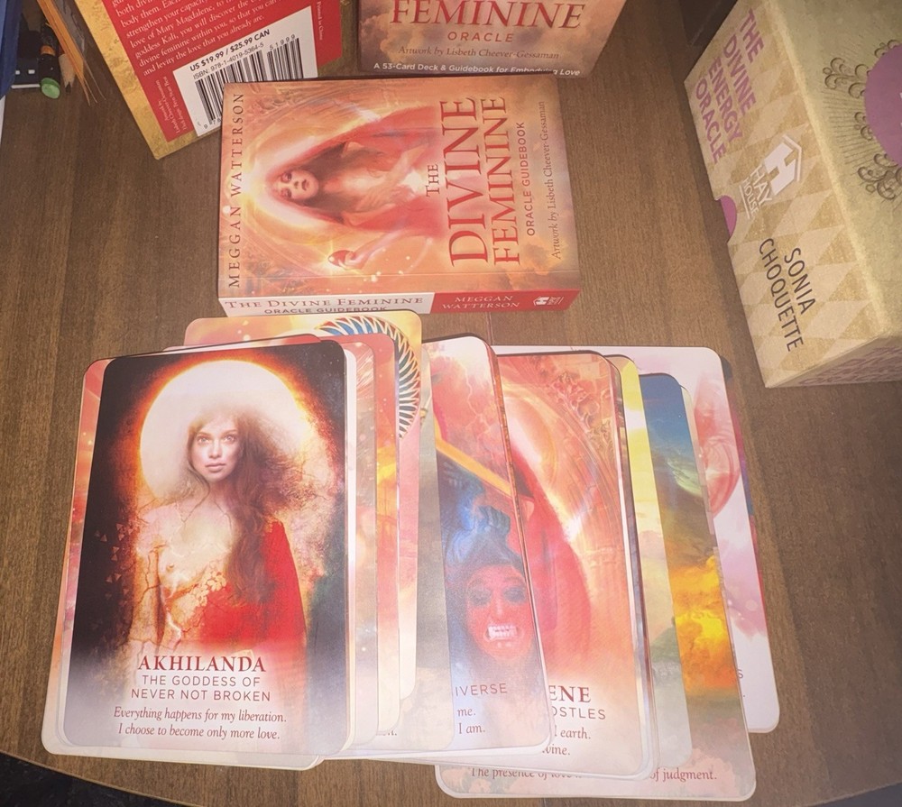 Divine Feminine Oracle Card Decks- 2pcs