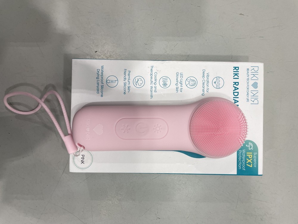 Riki Loves Riki Radiant Multi-Function Facial Cleansing System, Pink