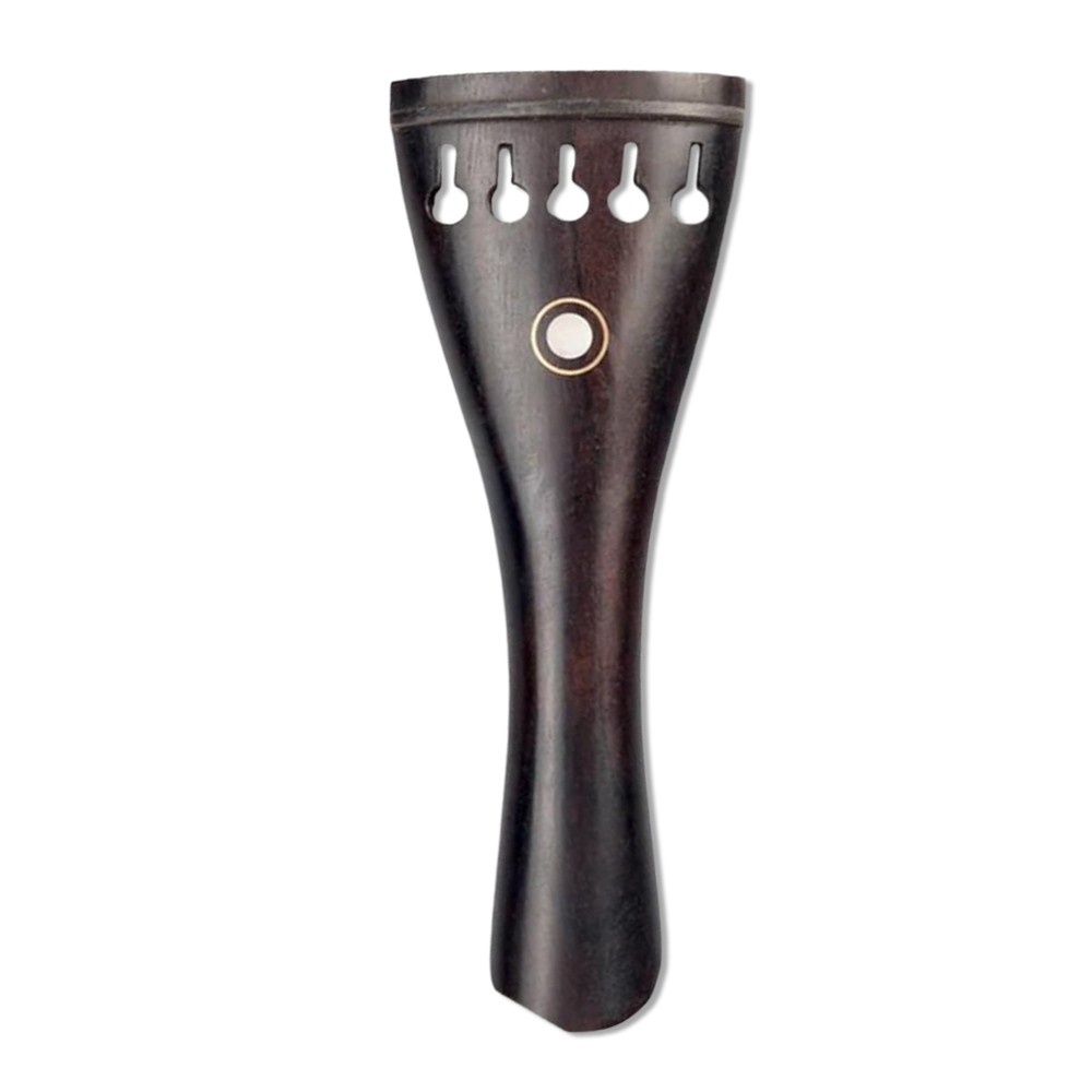 Yinfente 1PCS 4/4 Violin Tailpiece Ebony Material 5 String Style for Replacement