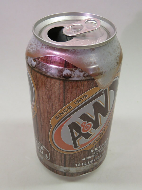 Craft BEER Empty Can ~ A & W Root Beer, Since 1919 ~ Soft Drink, Soda Pop