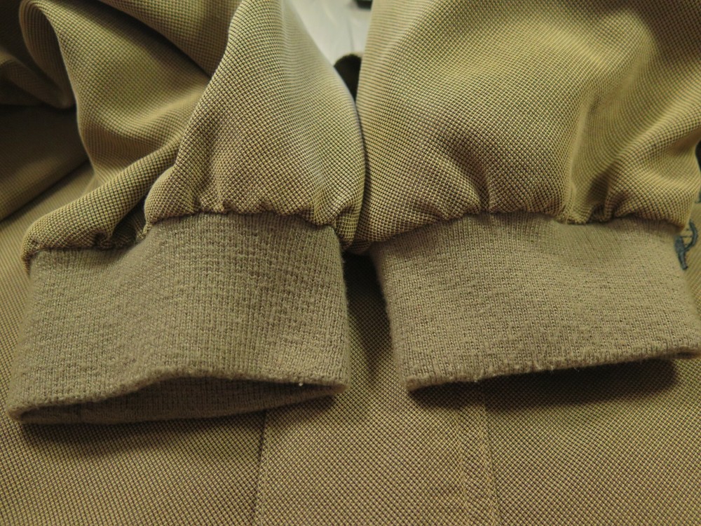 FootJoy Golf Men Rayon Blend Solid Brown Pullover Polo Windbreaker Jacket Medium