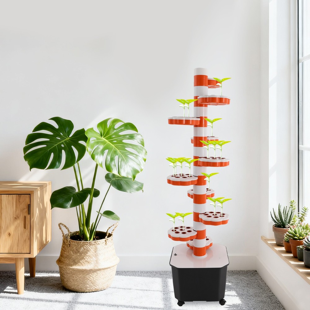 Hydroponic Grow Tower Vertical Hydroponic Planter with Time Soilless Device Set