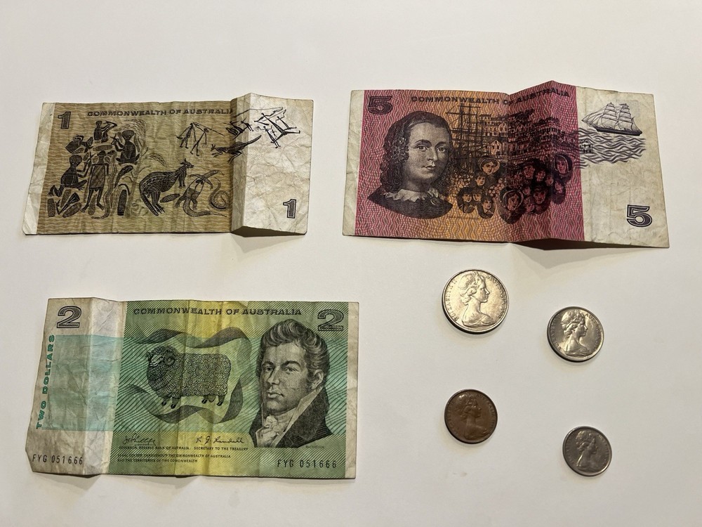 Vintage Australian Currency Set