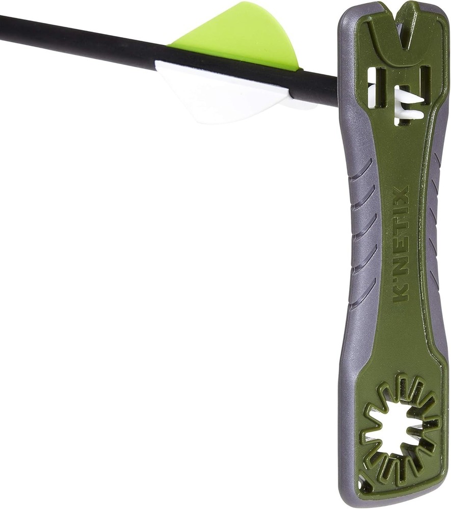 Archery Broadhead Wrench Sharpener Tool Multipurpose 3-in-1 Green