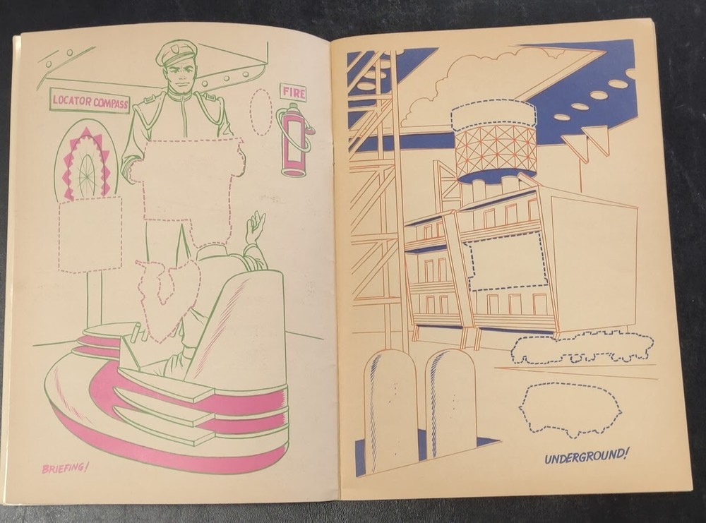 Whitman STINGRAY Sticker Fun Book Partially Used