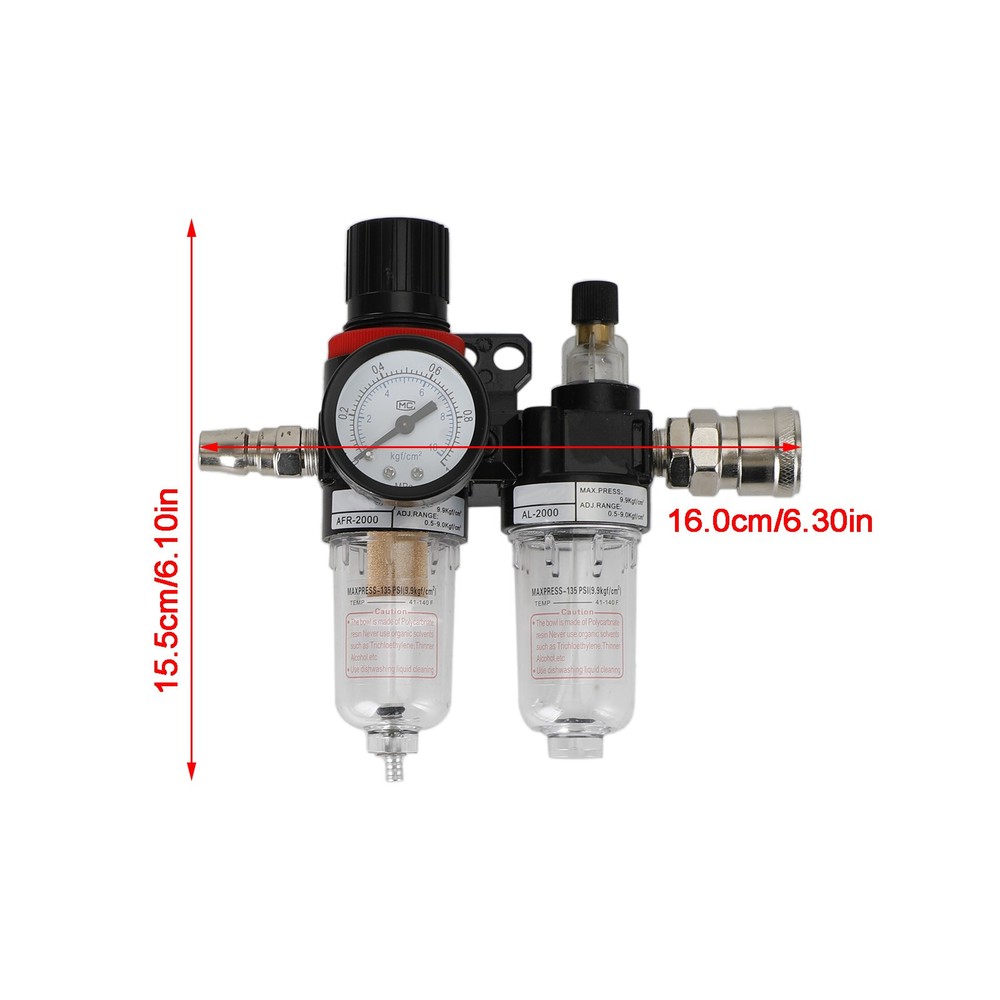 AFC2000 Air Compressor Filter Tool Reduce Valve Regulator Oil Water Separator
