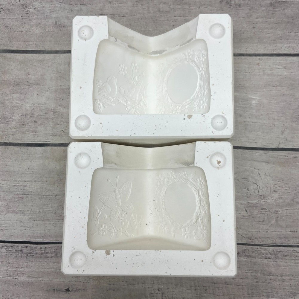 Trenton Ceramic Casting Mold Textured Vase Planter #499