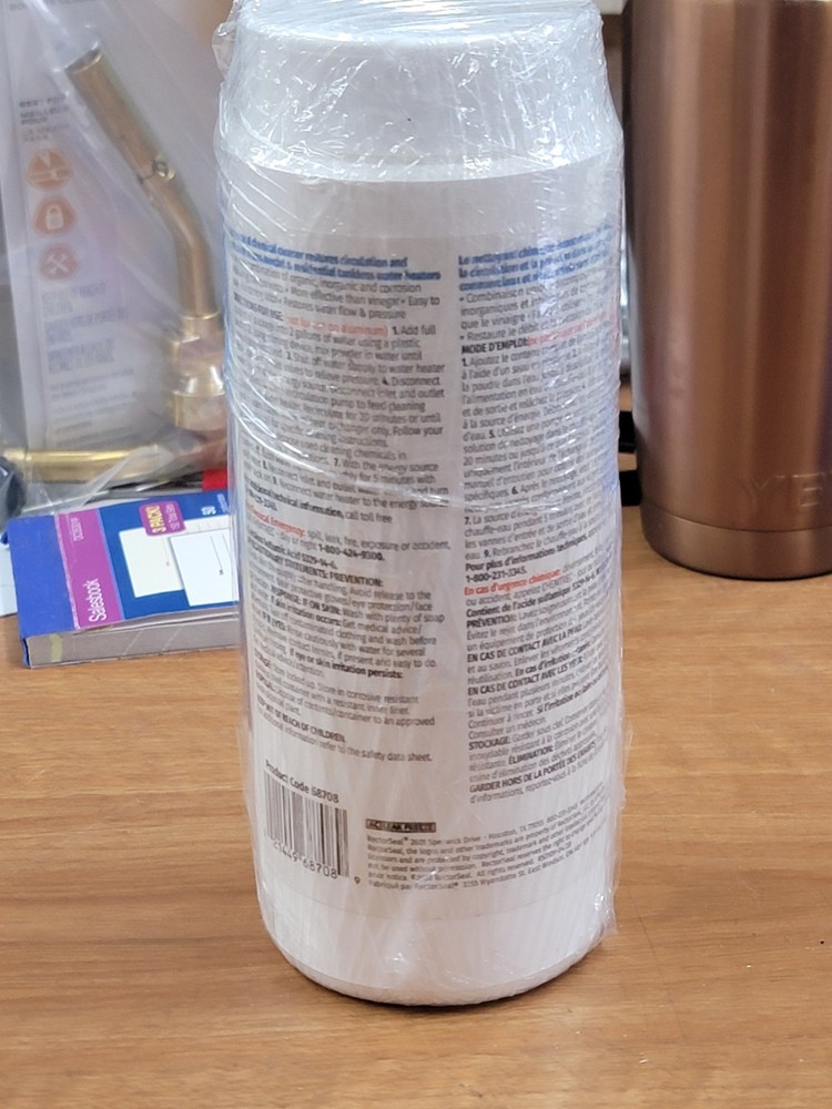 Rectorseal 68708 Calci-Free Tankless Water Heater Flush. FreeShipL48