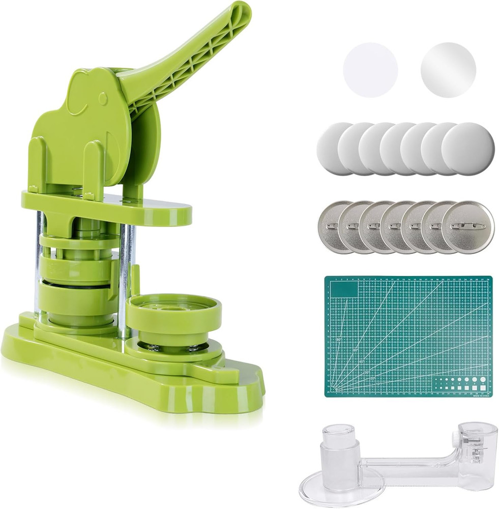 Button Maker Machine 58Mm (2.25 In) Installation-Free, DIY Button Pin Maker Mach