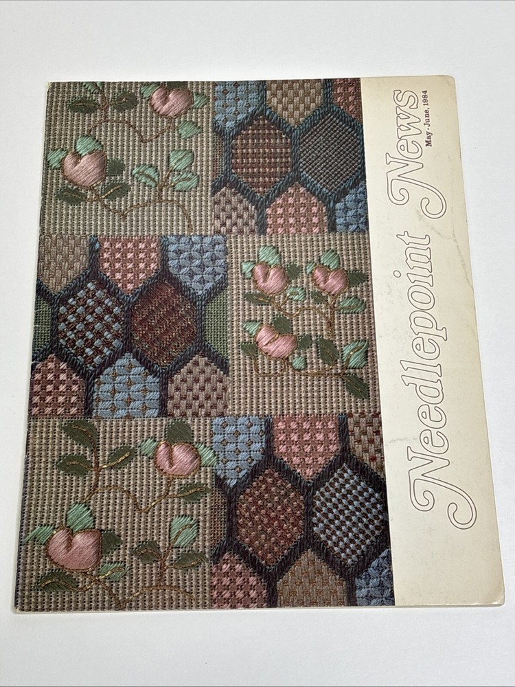 Needlepoint News May June 1984 Magazine Pattern
