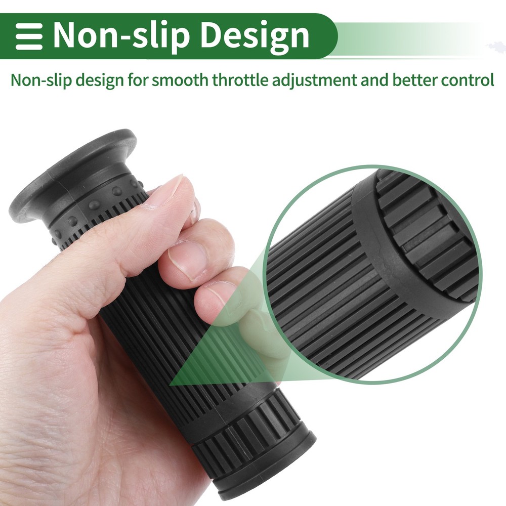 1" 25mm Motorcycle Knobs Handlebar Cover TPU Black