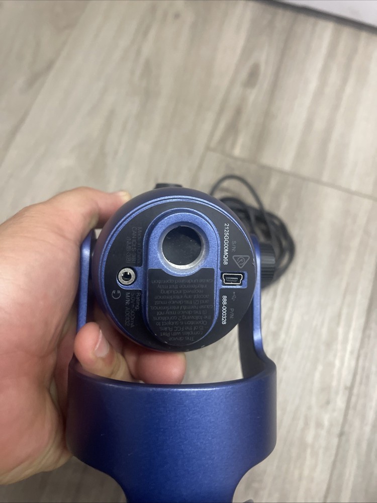 Blue Yeti USB Microphone Midnight Blue w/ Stand & Cables - Tested