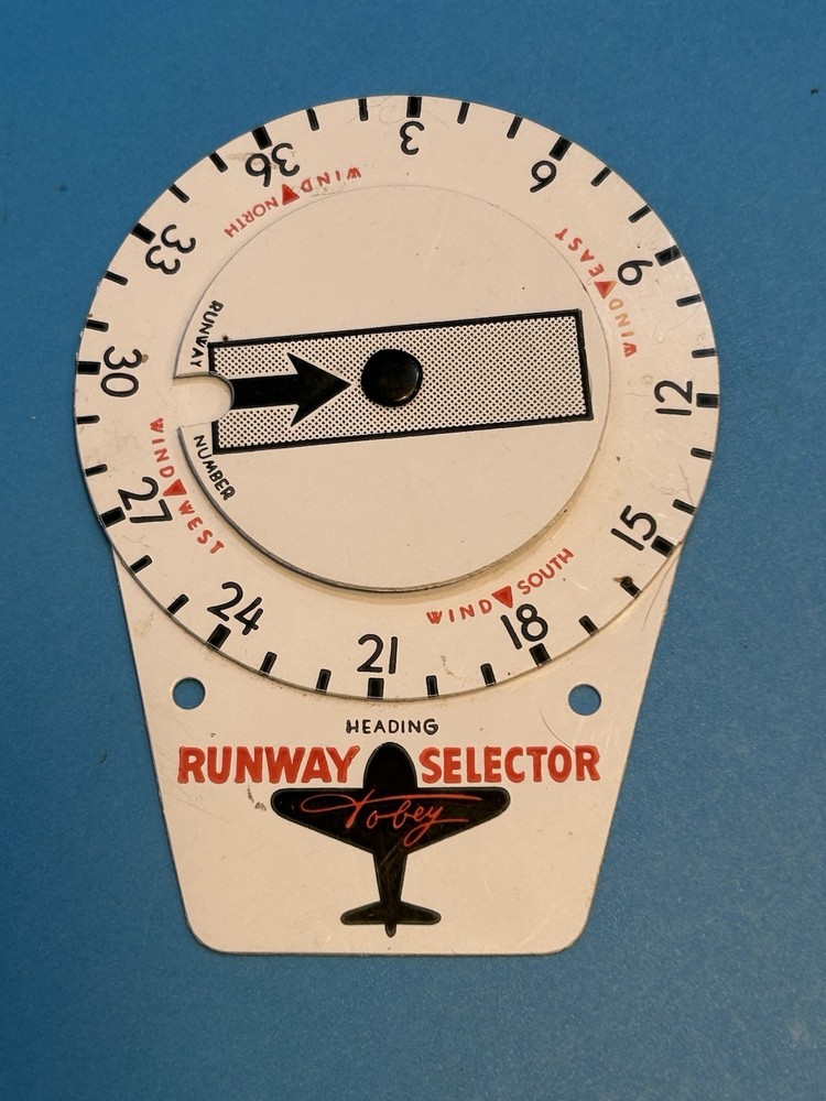 Vintage 1953 Tobey Runway Selector