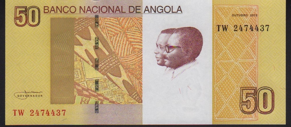 Angola 50 Kwanzas 2012 P152 Mint Unc