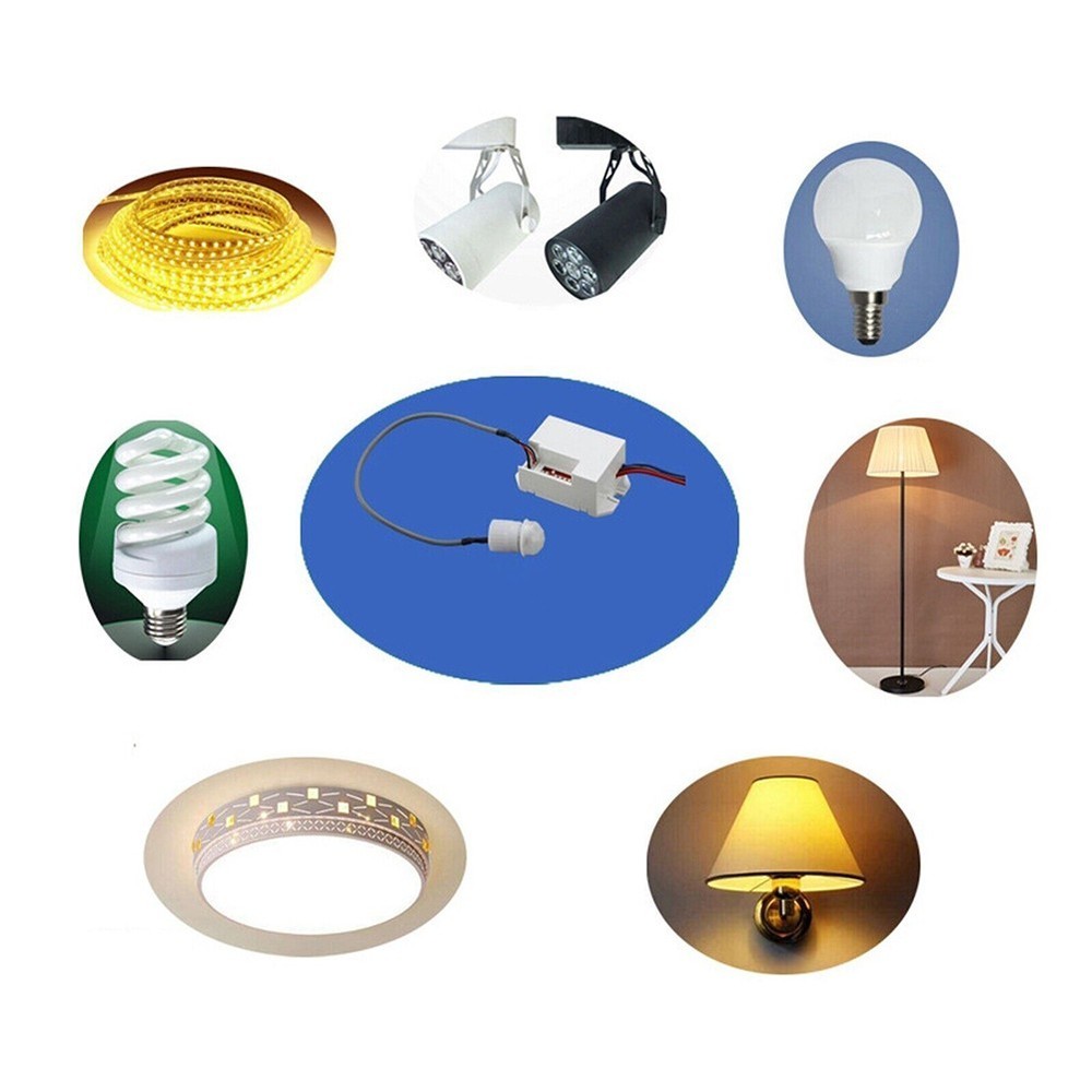 Compact and Lightweight Motion Sensor Switch for Automatic Light Control