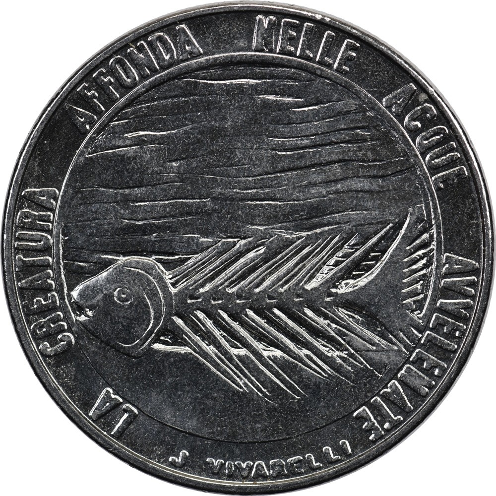 San Marino - 100 Lire - 1977 - Unc - Fish
