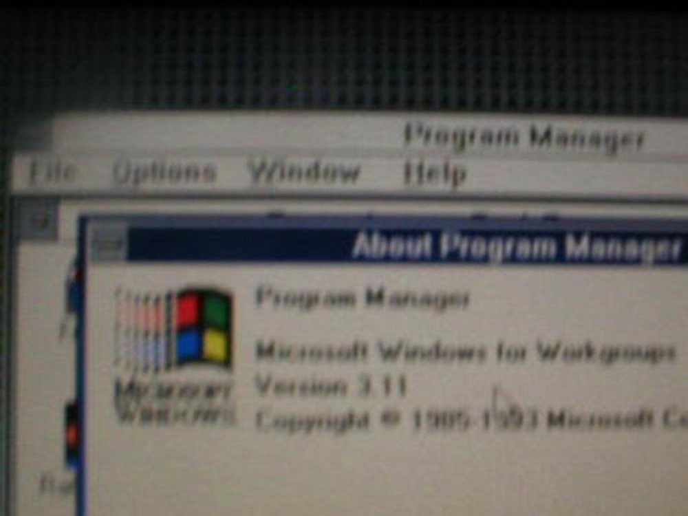 Windows for Workgroups 3.11