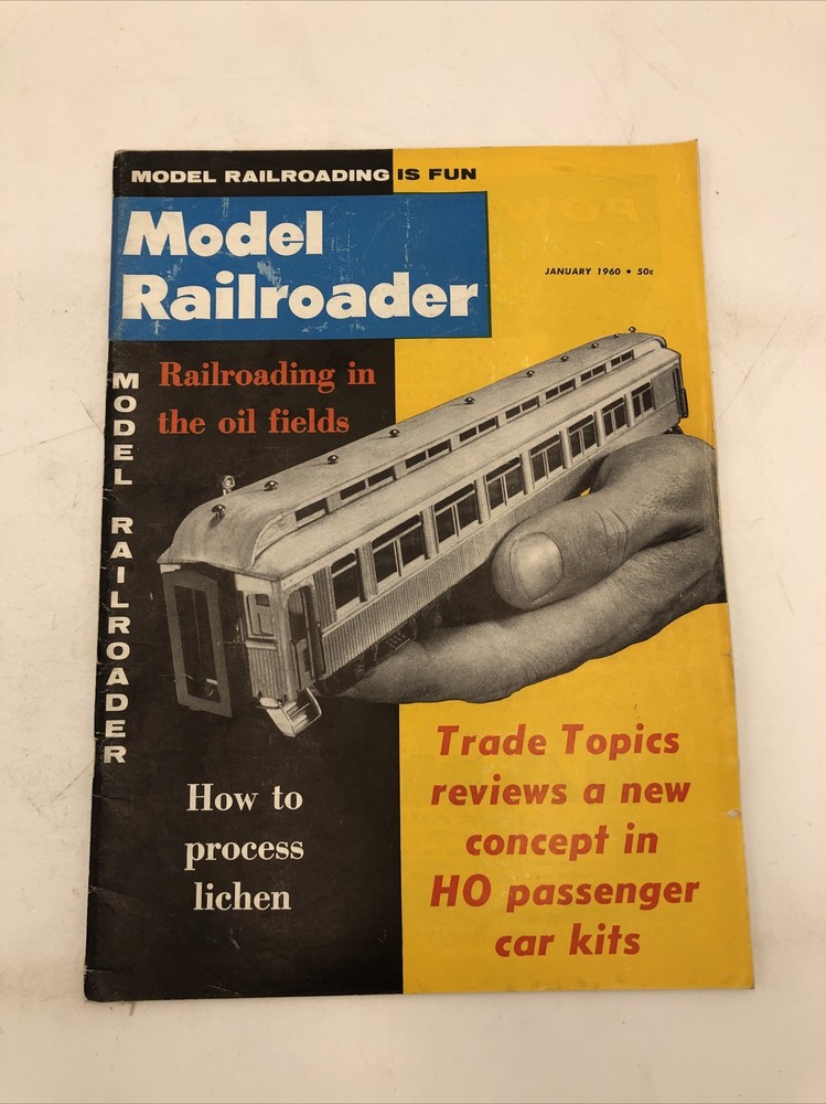 Model Railroader Magazine January 1960