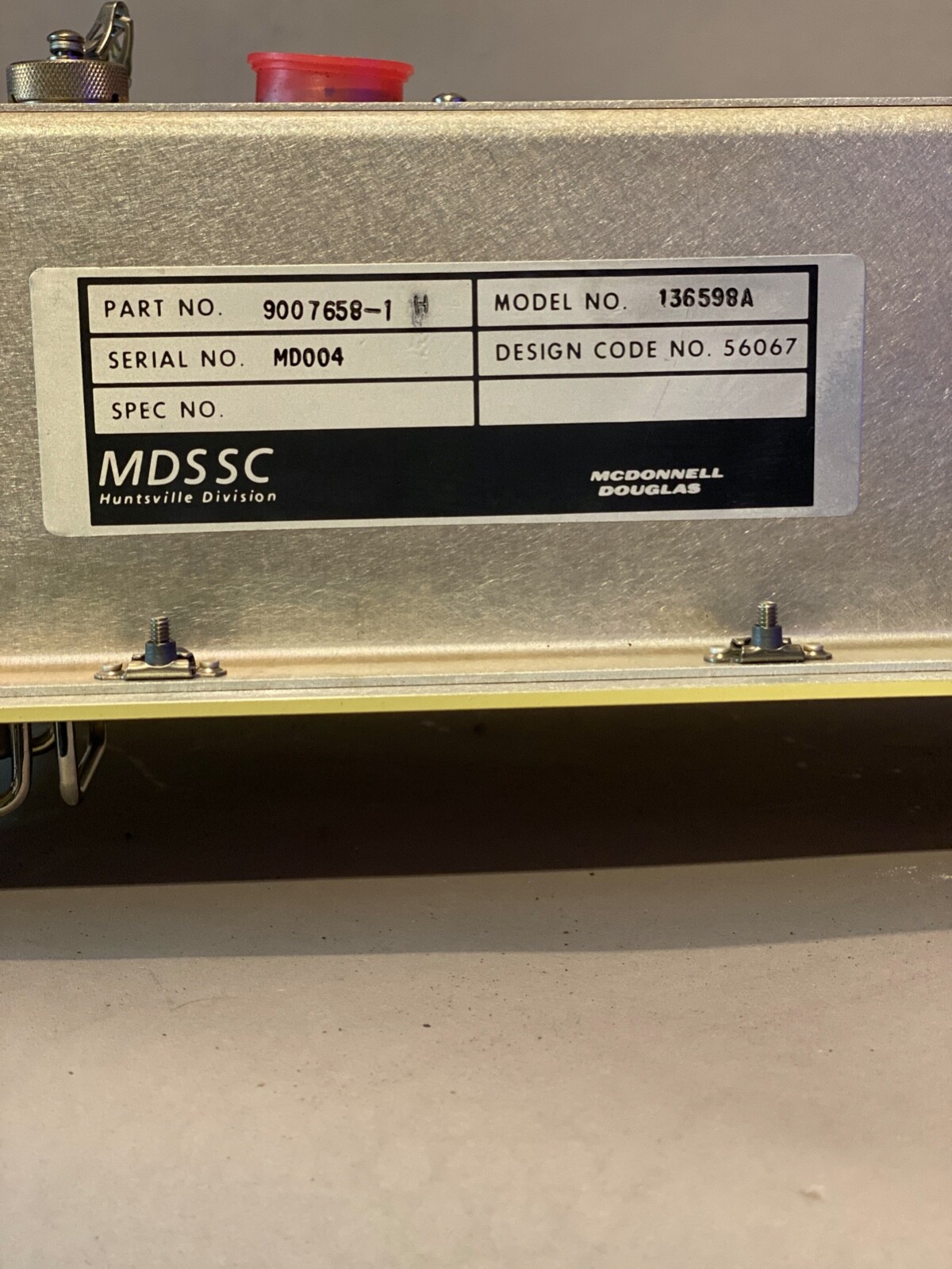 NASA Spacelab Hardware, by McDonell Douglas