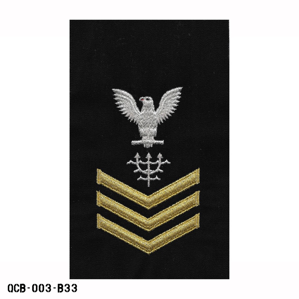 Ocean Systems Tech Sleeve Patch US Navy ~ PO1 E-6 Petty Officer First Class NEW