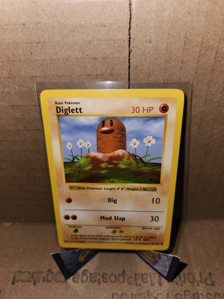 Diglett 047/102 Base Set (Shadowless) Regular