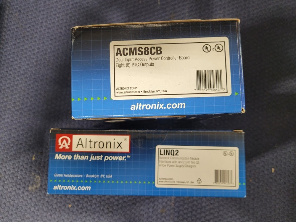 Altronix ACMS8CB Power Controller Board & LINQ2 Network Communication Module NEW