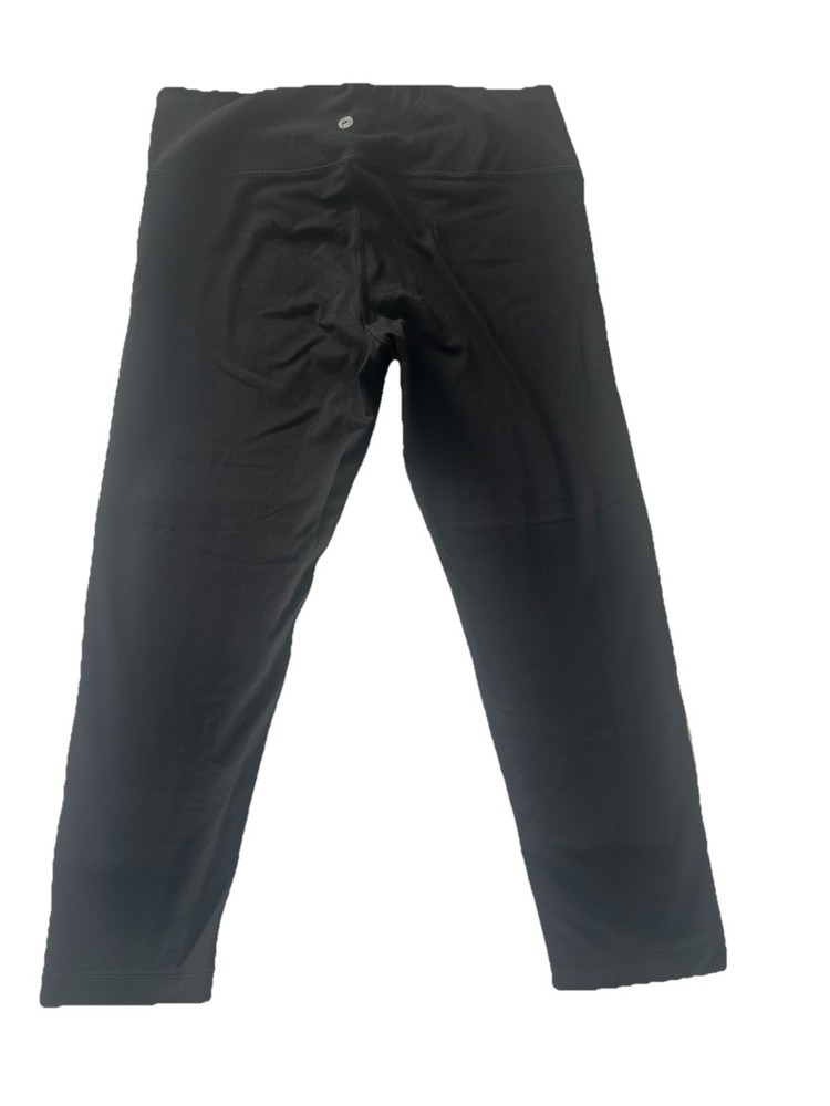 90 Degree By Reflex Leggings Size Large Black Front Inside Pocket Pull On