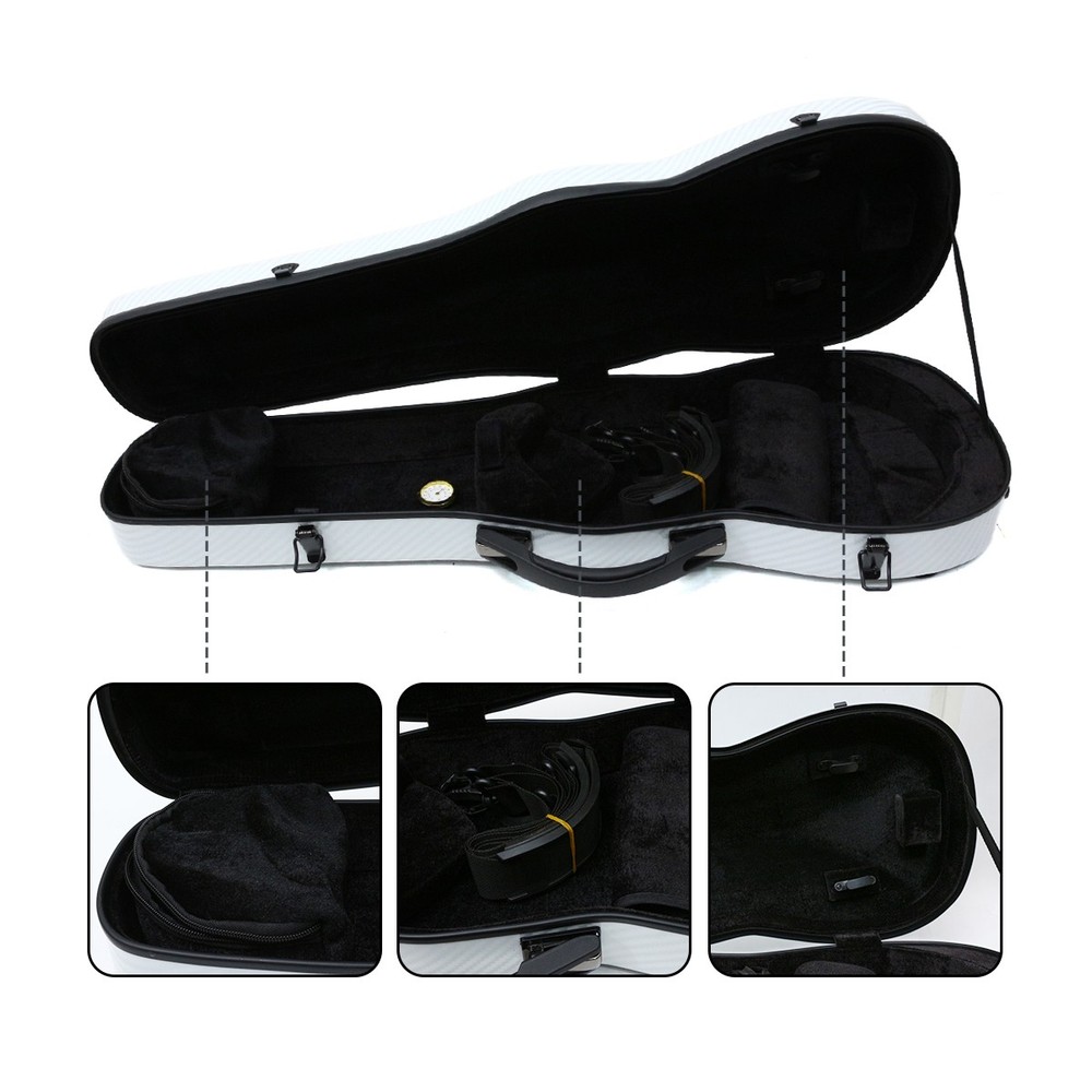 Violin Case 4/4 Full Size Composite Carbon Fiber Hard Shell