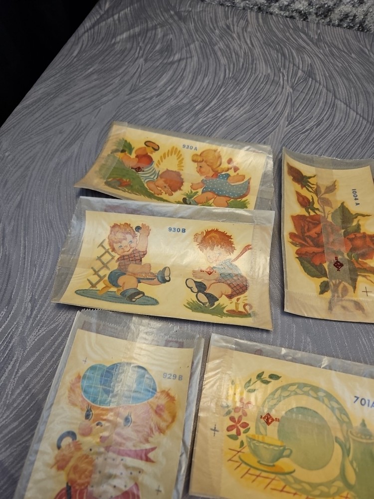 9 vtg duro Decorative Transfers #11