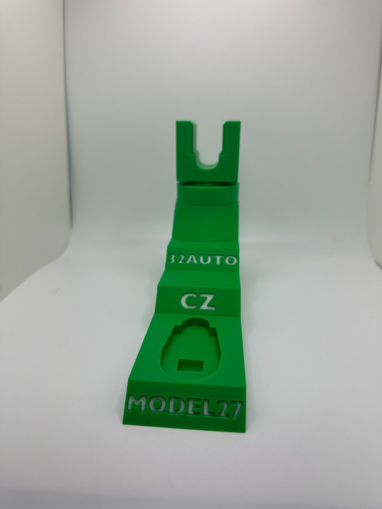 Custom Pistol Stand designed for FNH CZ model 27 3D Printed safe storage