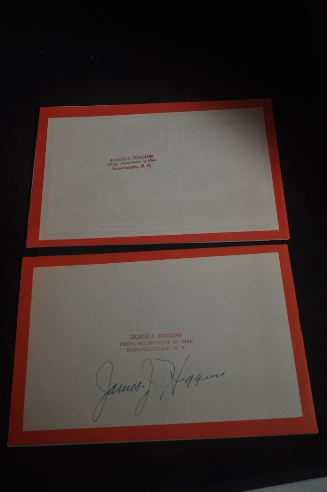1945 *TWO Different* The Fire Chief Fire Prevention Book
