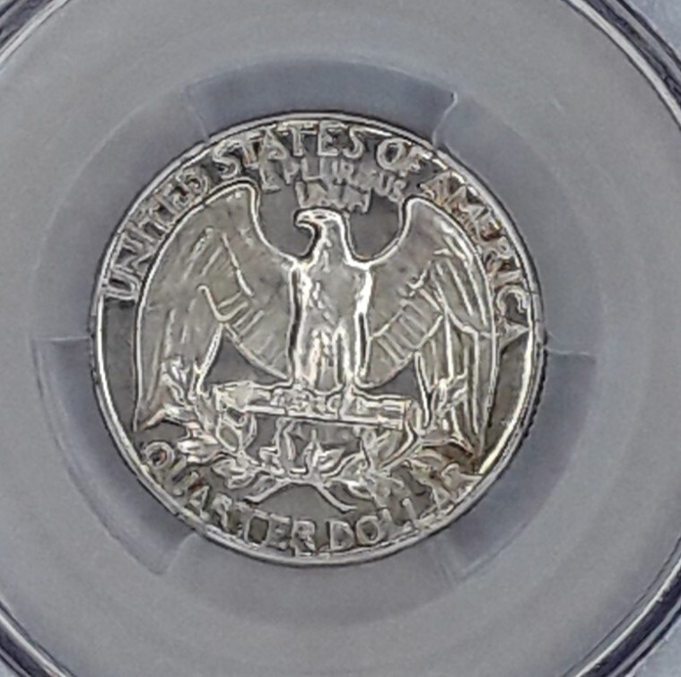 1953 WASHINGTON QUARTER, PCGS CERTIFIED, PR65.