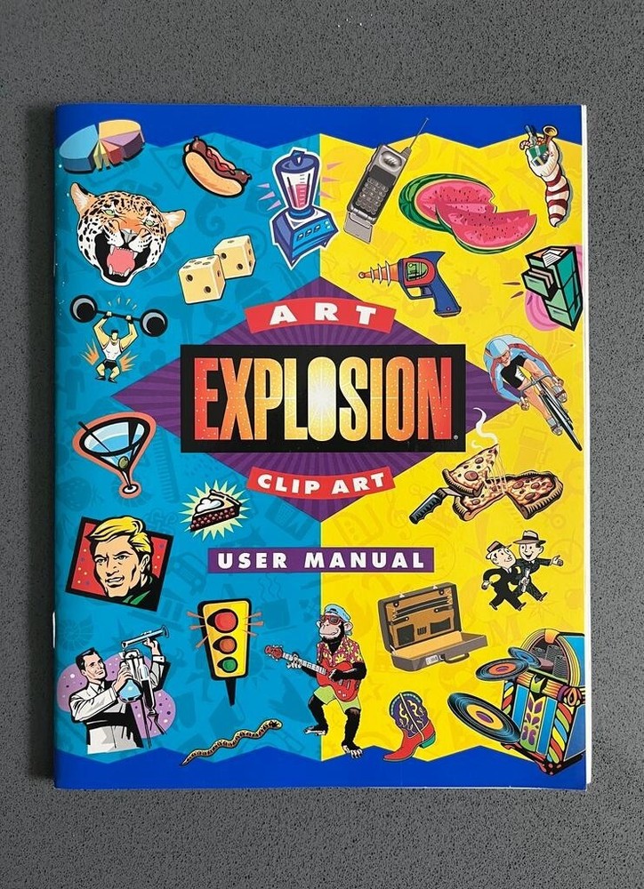 Art Explosion Clip Art Image Pack CD-ROM Portfolio 7 Discs Nova Development