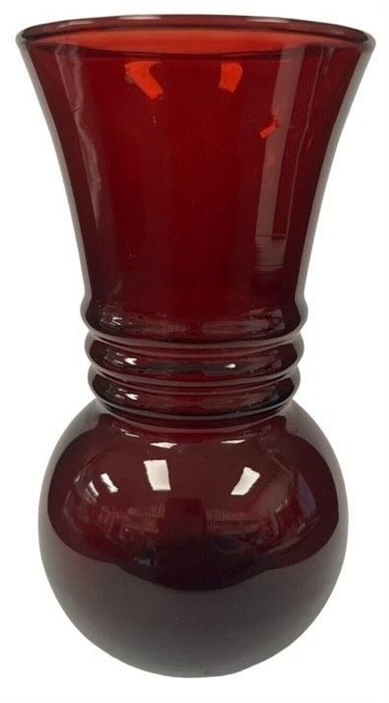 Indiana Glass Ruby Red Bud Vase