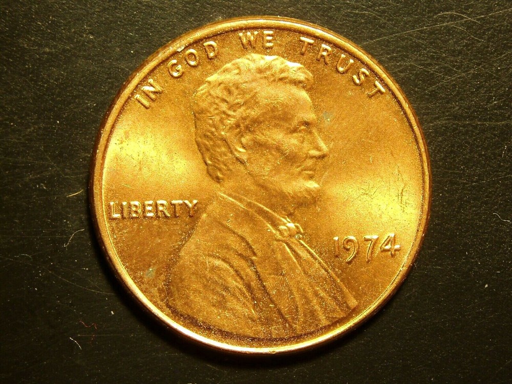1974  ONE UNC LINCOLN MEMORIAL CENT #2