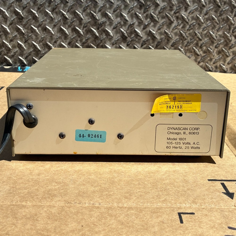 BK Precision Dynascan Model 1801 Frequency Counter Powers Up Pre Owned