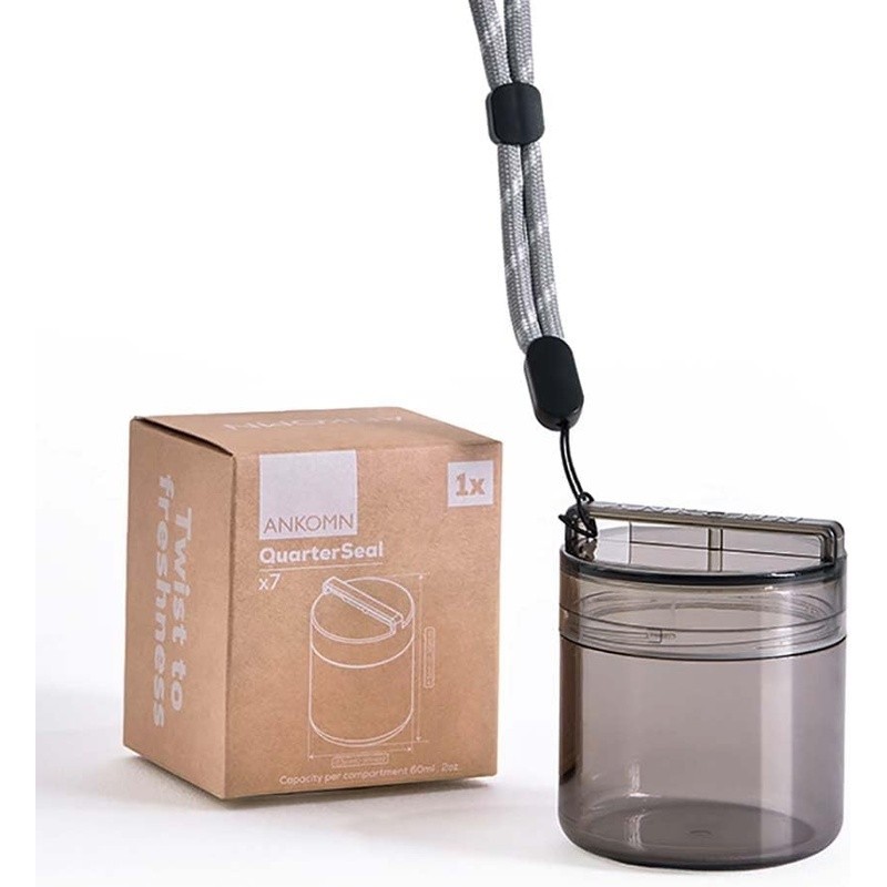 Airtight Coffee Container Travel Easy Refill Portion Control Storage Organizer