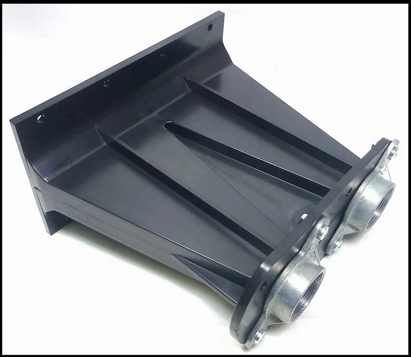 LASE 8" x 4.5" Dual 1 3/8" Screw-On Line Array Compression Horn (Auto, Pro Audio