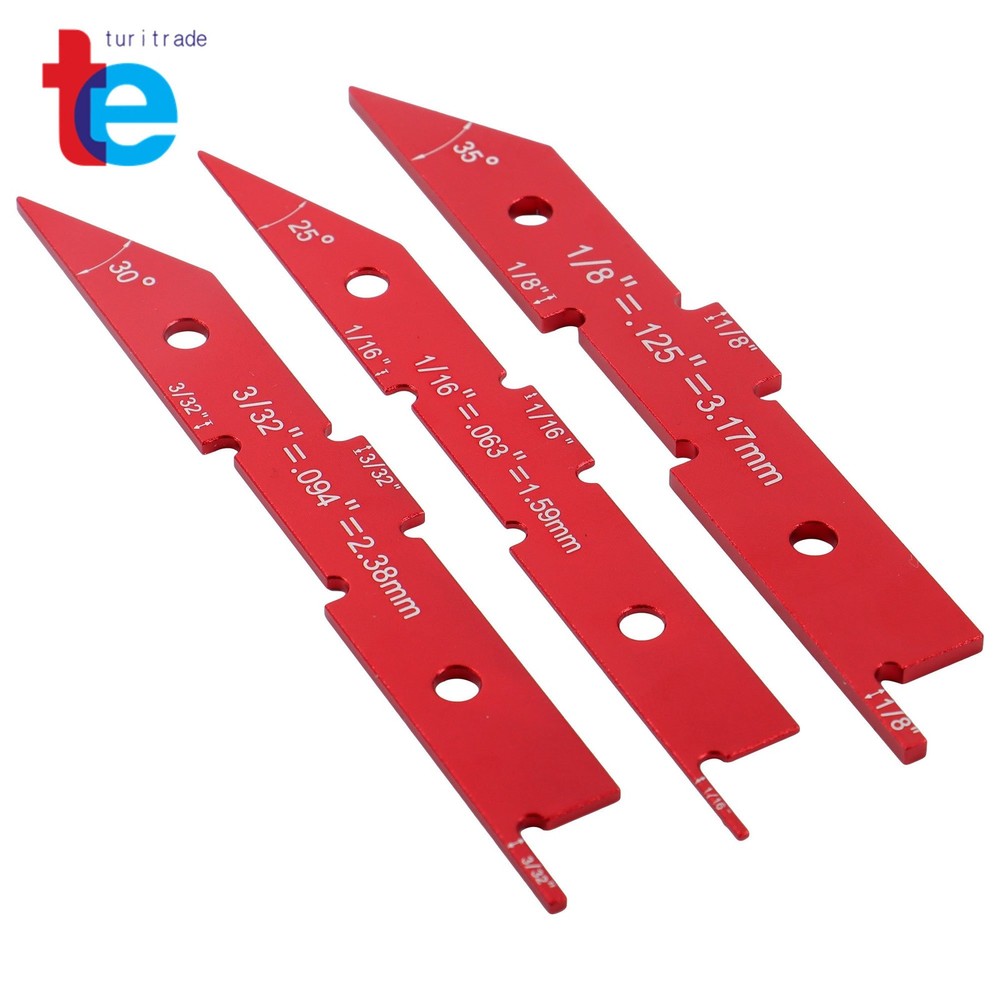 Setup Blocks Woodworking 14 Pcs Precision Aluminum Router Table Setup Bars