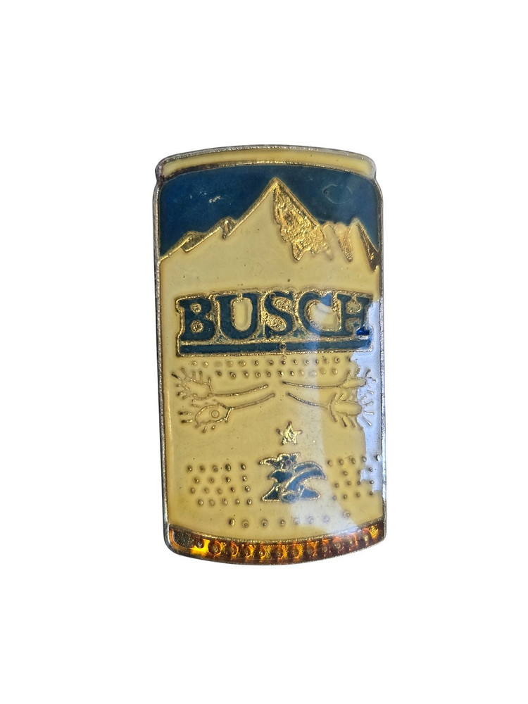Vintage Busch Beer Can Lapel/Hat Pin