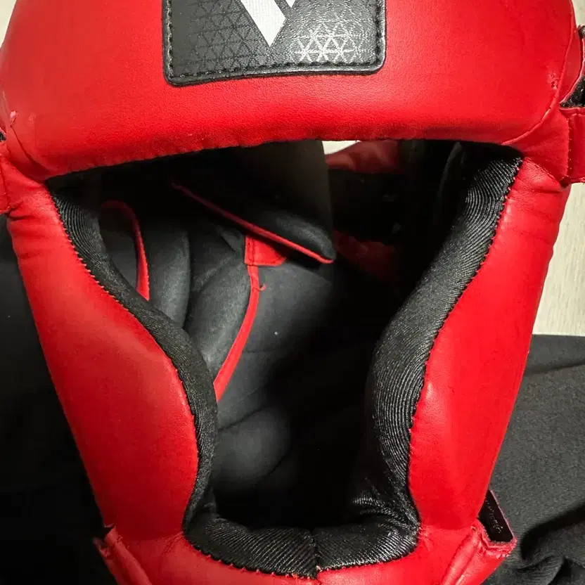 RDX Co-protect Boxing Headgear, Red, Adjustable, Lightweight