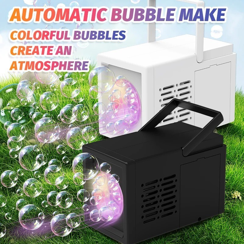 10 Hole Fully Automatic Bubble Blowing Handheld Electric Bubble Machine Toy Outd