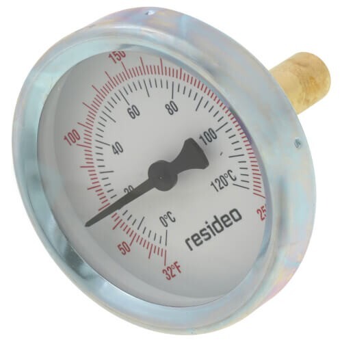 1/2" NPT Connection Thermometer w/ 2-1/2" Dial Size