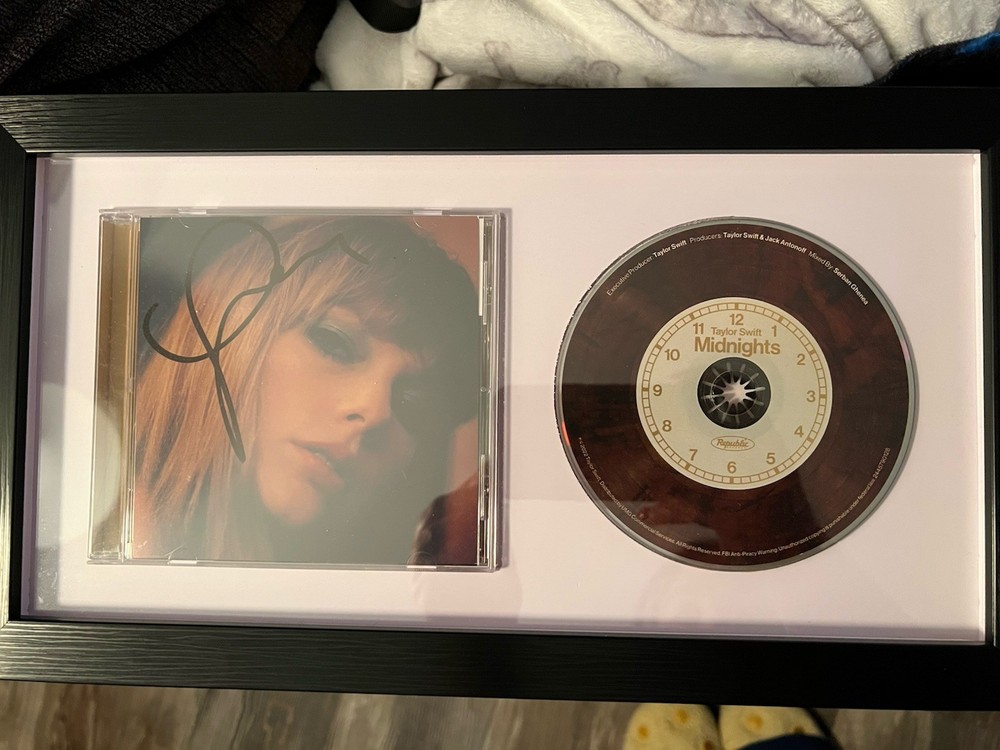 Framed Signed Midnights Mahogany Edition CD