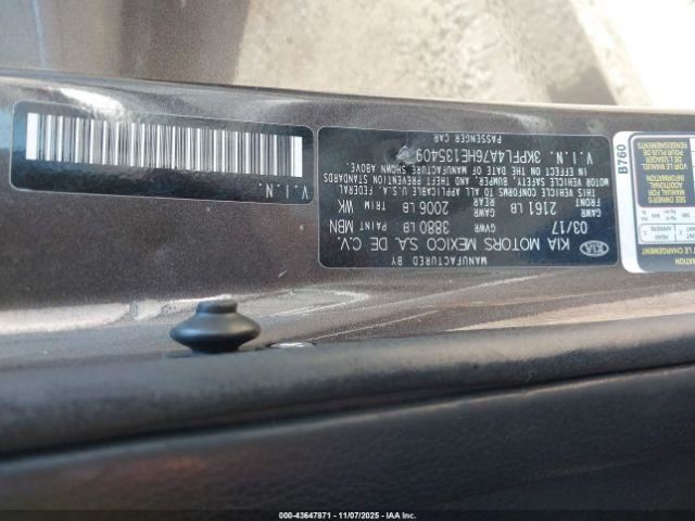 Driver Left Front Window Regulator Hatchback Fits 14-18 FORTE 4909347