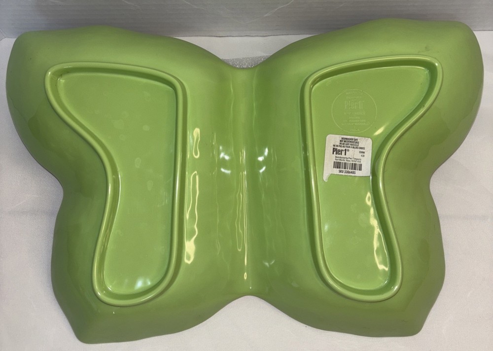 Pier 1 Butterfly Serving Platter Melamine Easter Spring Pretty Cottage