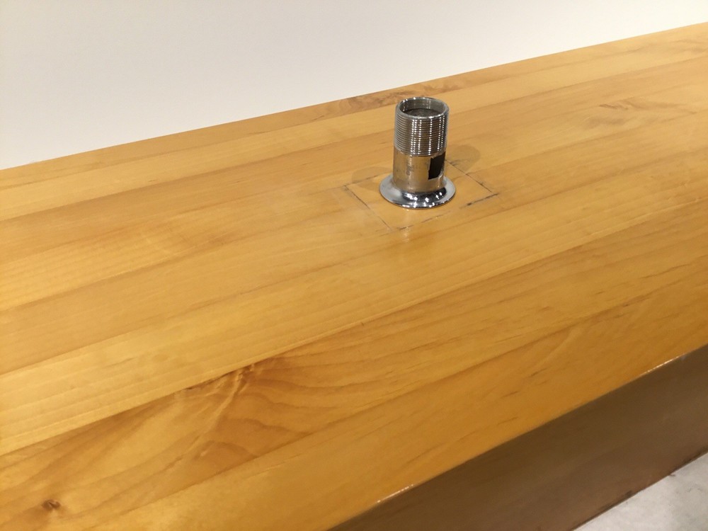 Wood Integral Sink Form